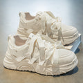 Damen Sportliche Sneakers mit atmungsaktivem Mesh-Obermaterial und robustem Sohlenprofil