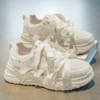 Damen Sportliche Sneakers mit atmungsaktivem Mesh-Obermaterial und robustem Sohlenprofil