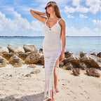 Damen luftiger Häkel-Strandrock R&B