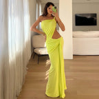 Damen Elegantes Cut-Out Minikleid mit asymmetrischem Design und Raffungen