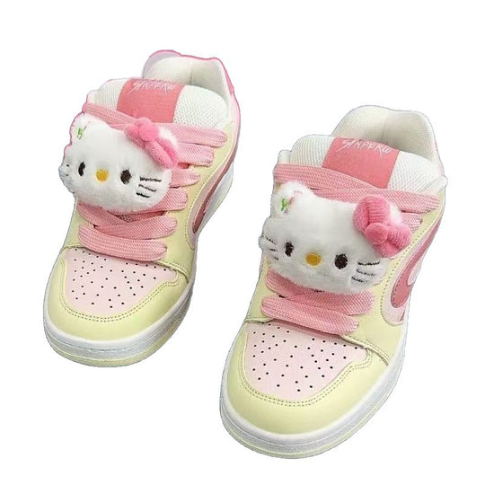 Damen Sportliche Sneakers mit niedlichem Tierdesign R&B