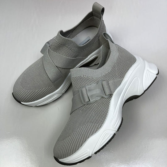 Damen Sportliche Slip-On Sneakers mit elastischem Halteband R&B