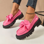 Damen Elegante Slipper mit dekorativer Schleifenverzierung und rutschfester Sohle R&B