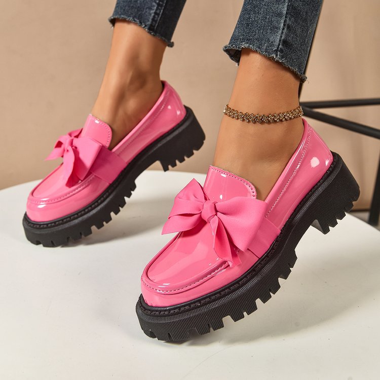 Damen Elegante Slipper mit dekorativer Schleifenverzierung und rutschfester Sohle R&B