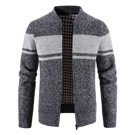 Herren modische Strickjacke mit strukturiertem Design R&B