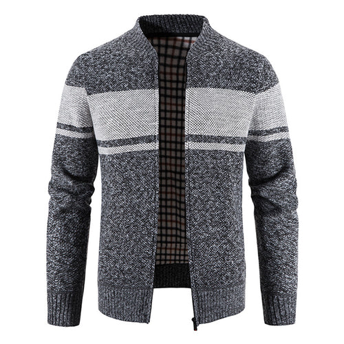 Herren modische Strickjacke mit strukturiertem Design R&B