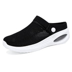 Damen Leichte Clogs mit Atmungsaktivem Obermaterial und Flexiblem Fußbett R&B