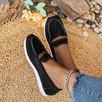 Damen Elegante und bequeme Mokassins