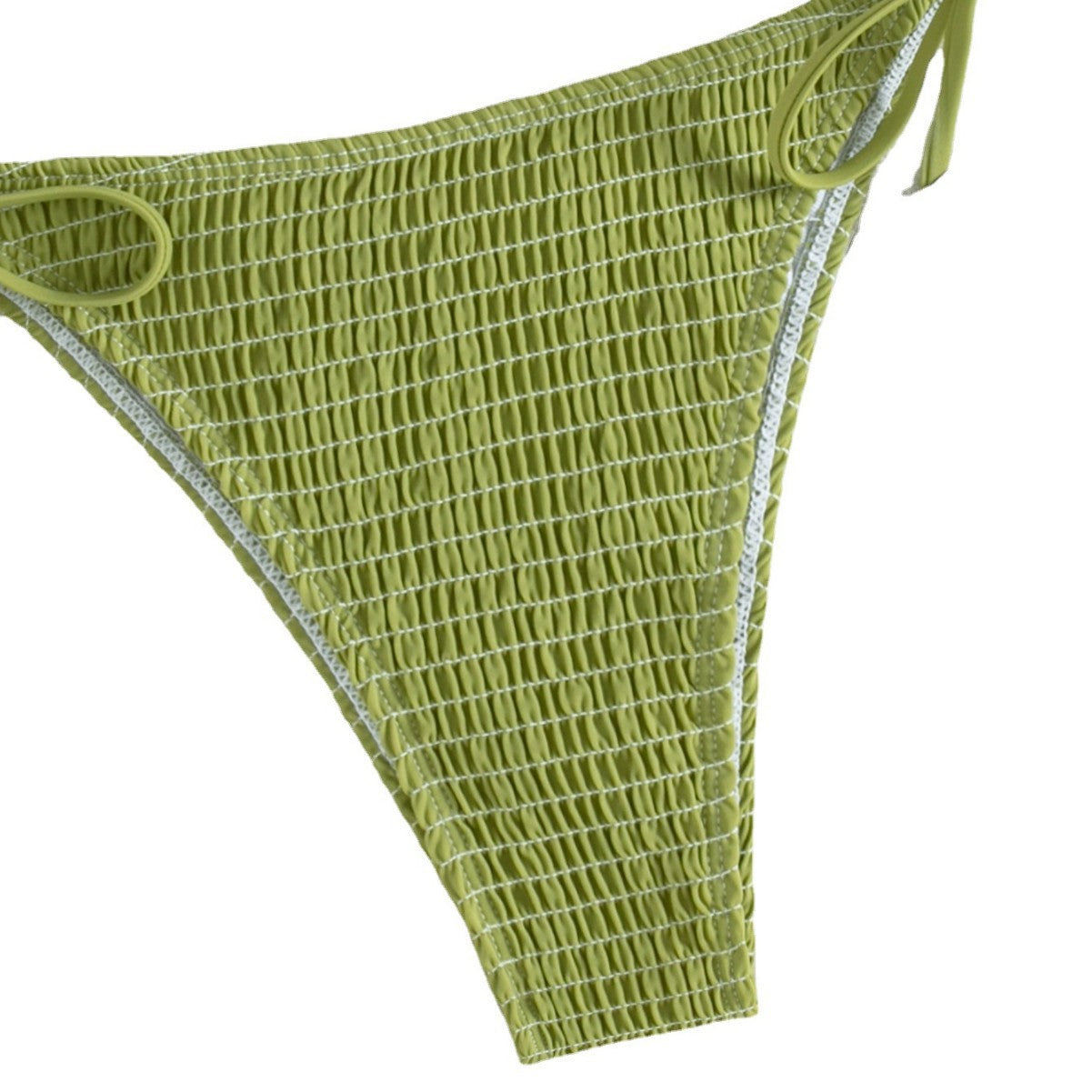 Damen Triangel-Bikini mit raffinierten Rüschendetails und verstellbaren Trägern R&B