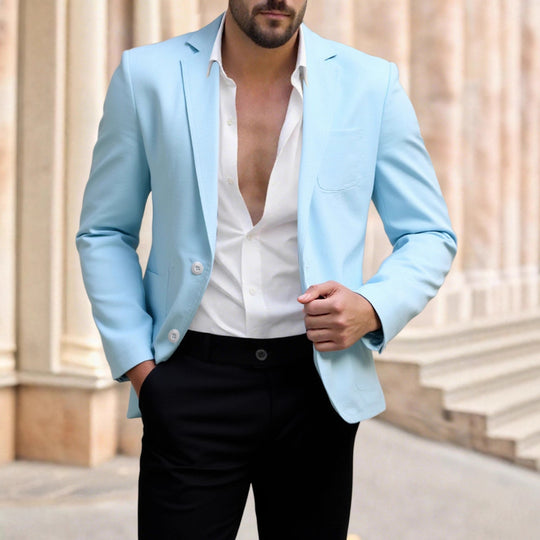 Herren eleganter Blazer mit modernem Schnitt R&B