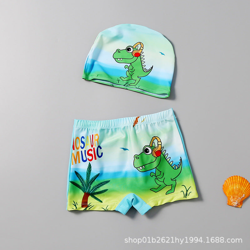 Jungen Schwimmset mit fröhlichem Dinosaurier-Motiv R&B