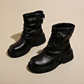 Damen modische Stiefeletten mit asymmetrischem Design und robustem Profil R&B