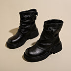 Damen modische Stiefeletten mit asymmetrischem Design und robustem Profil R&B