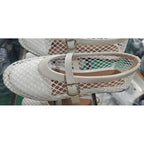 Damen Netzschuhe mit verstellbarem Riemchen und rutschfester Sohle EB