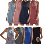 Damen Kapuzenkleid Aus Atmungsaktivem Jersey-Material R&B