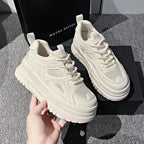 Damen Chunky Sneakers mit luftdurchlässigem Mesh und komfortabler Dämpfung