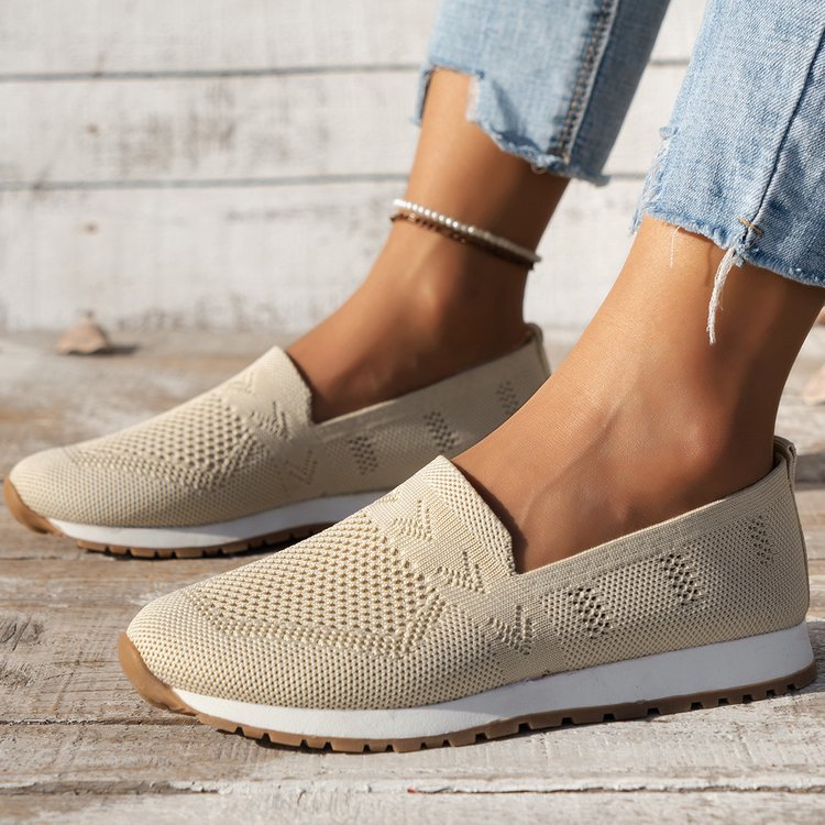 Damen Komfortable Slip-On Sneakers R&B