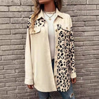 Damen Overshirt mit trendigem Leopardenmuster und komfortabler Passform R&B