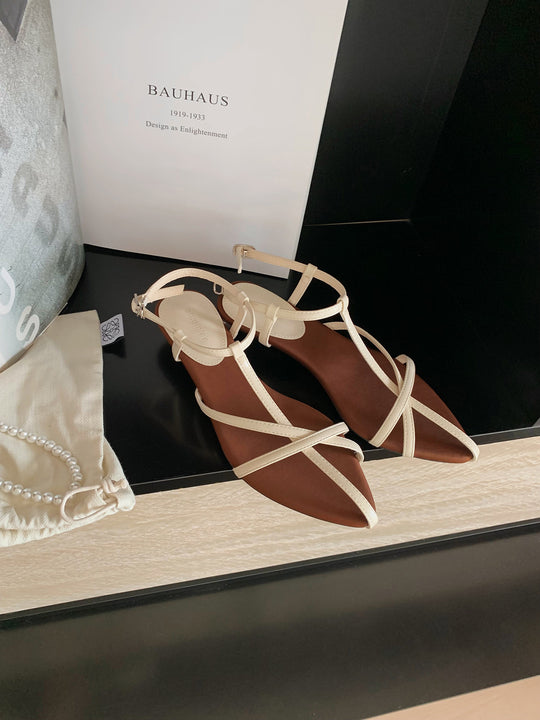 Damen elegante Riemchen-Sandaletten mit verstellbaren Knöchelriemen R&B