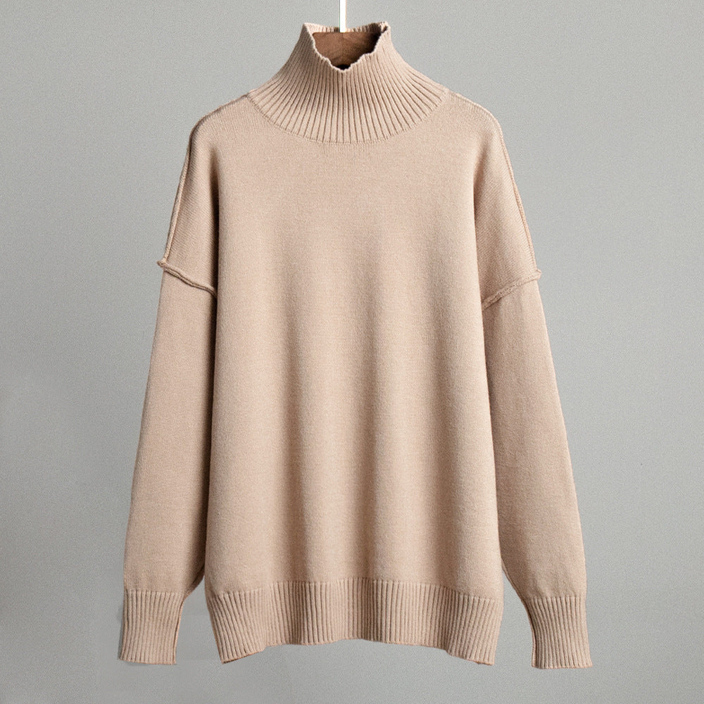 Damen Modischer Rollkragenpullover R&B