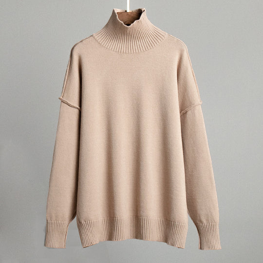 Damen Modischer Rollkragenpullover R&B