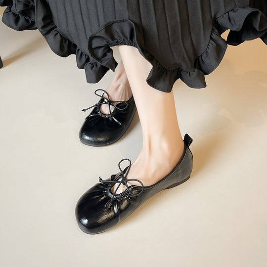 Damen Ballerinas mit modischem Gummizug und eleganten Akzenten R&B