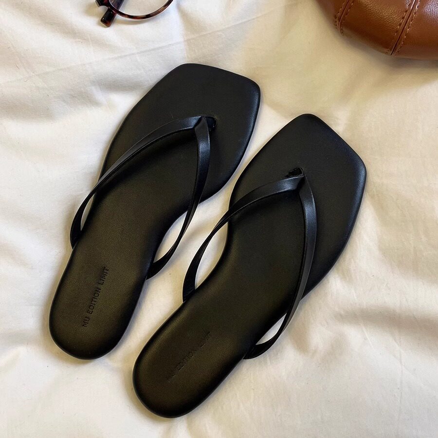 Damen Zehentrenner-Sandalen mit minimalistischer Silhouette und ergonomischem Fußbett R&B