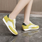 Damen Sportliche Sneakers mit atmungsaktiver Obermaterialstruktur und dämpfender Sohle R&B