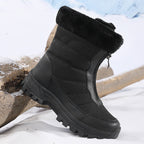 Damen isolierte Winterstiefel mit rutschfester Sohle und kuscheligem Innenfutter R&B