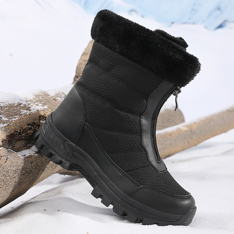 Damen isolierte Winterstiefel mit rutschfester Sohle und kuscheligem Innenfutter R&B