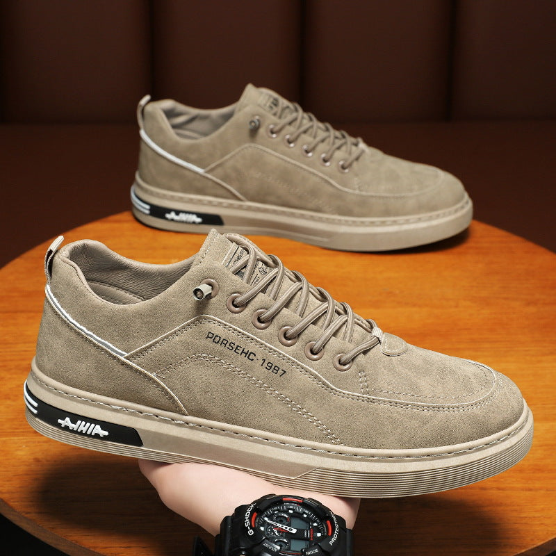 Damen Sportliche Sneaker mit weichem Wildleder-Obermaterial und dämpfender Sohle R&B
