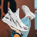 Damen Komfortable und stylische Laufschuhe mit elastischem Strick-Obermaterial R&B