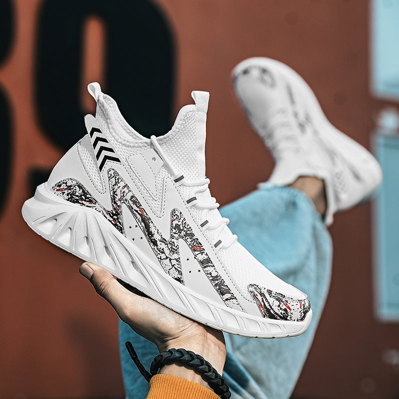 Damen Komfortable und stylische Laufschuhe mit elastischem Strick-Obermaterial R&B