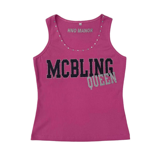 Damen Trendiges Tanktop mit Glitzerakzenten R&B