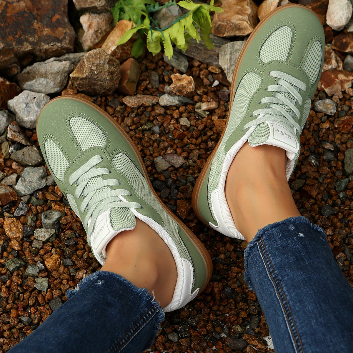 Damen Sneakers aus atmungsaktivem Mesh mit komfortabler Dämpfung R&B