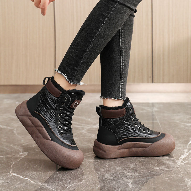 Damen modische Winterstiefel mit isolierendem Innenfutter und rutschfester Sohle R&B