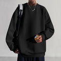Herren bequemer Sweatshirt mit strukturiertem Design und lockerer Passform R&B