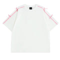 Damen Oversized T-Shirt mit dekorativen Bindändern