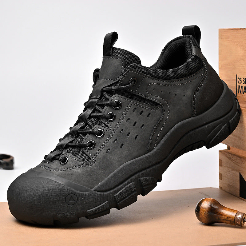Herren robuste Trekking-Schuhe mit stoßdämpfender Sohle und atmungsaktivem Obermaterial