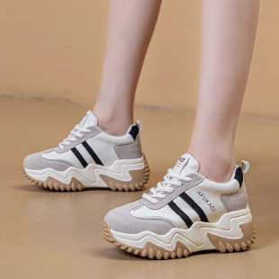 Damen Chunky Sneakers mit sportlichem Design und dämpfender Sohle R&B