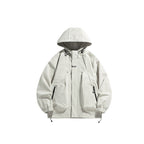 Herren multifunktionale Winterjacke mit isolierendem Fleecefutter und verstellbarer Kapuze R&B