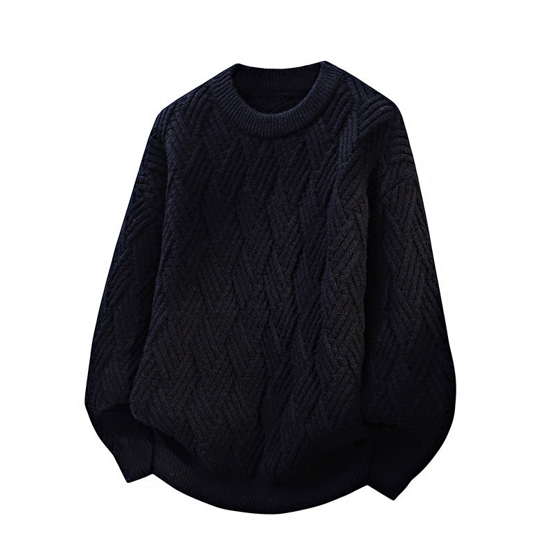 Damen Gemusterter Strickpullover R&B