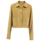 Damen Kurze Jacke mit eleganter Kragenlinie und praktischen Taschen R&B