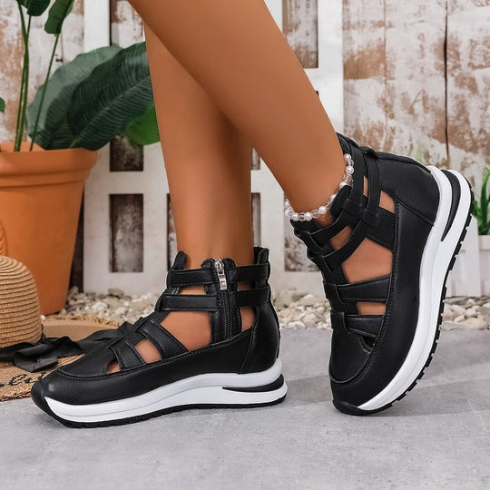 Damen modische Sneaker mit floralem Design R&B