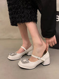 Damen Elegante Slingback-Pumps mit funkelndem Schmuckdetail R&B