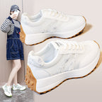 Damen sportliche Sneaker mit atmungsaktiver Mesh-Oberfläche und stoßdämpfendem Sohlenprofil R&B