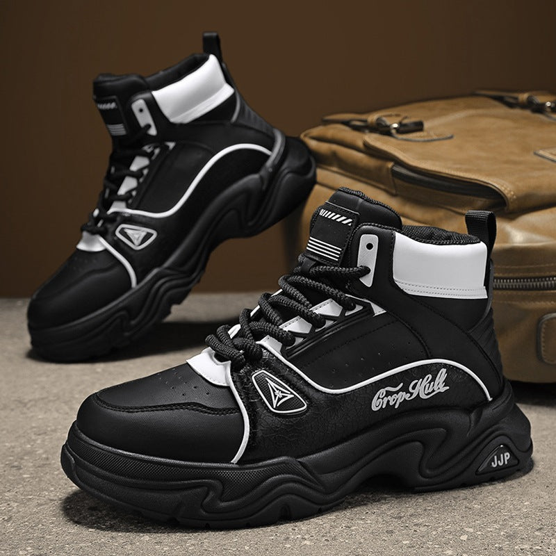 Damen Hohe Sneakers im urbanen Stil mit gepolsterter Sohle und atmungsaktivem Obermaterial R&B