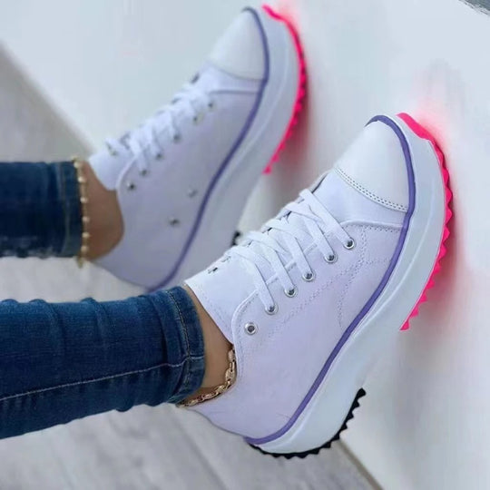 Damen Modische Sneakers mit robustem Sohlenprofil und atmungsaktivem Obermaterial R&B