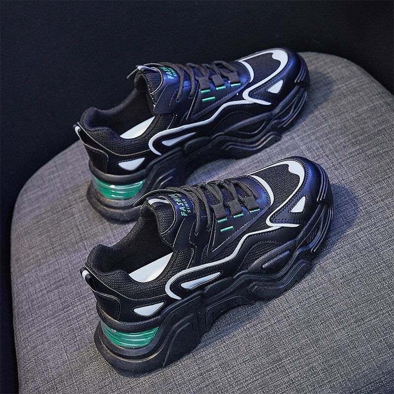 Damen Sportliche Chunky Sneakers mit atmungsaktiver Oberflächenstruktur R&B