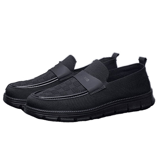 Damen Sportliche Slip-On Sneakers mit atmungsaktivem Mesh-Obermaterial und rutschfester Sohle R&B